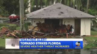 Tornado Threatens Florida Residents