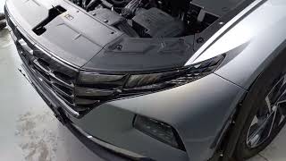 Снятие переднего бампера Hyundai Tucson NX4