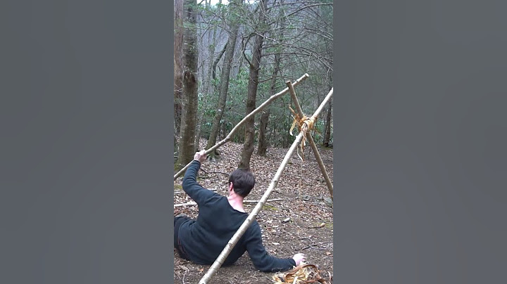 Building Survival Shelter in the Woods! Bushcraft Camp / Primitive Technology