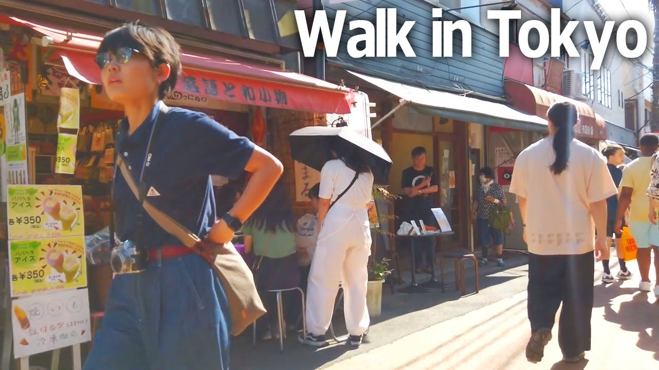 Tokyo Walking Tour - From Nippori to Ueno. A fine day in the rainy season♪ (June 2023)