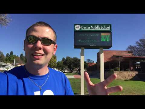 Mr. Peace Visits Walter F. Dexter Middle School in Whittier, California