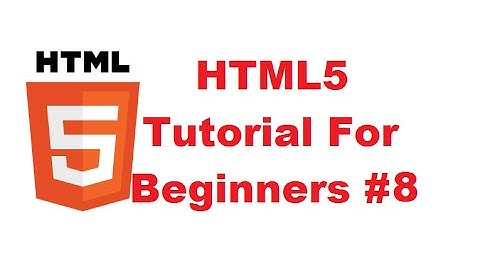 HTML5 Tutorial For Beginners 8 # Intro to HTML & CSS