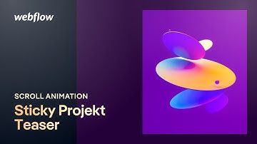 Portfolio Aufbau: Sticky Projekt-Teaser Scroll Animation in Webflow