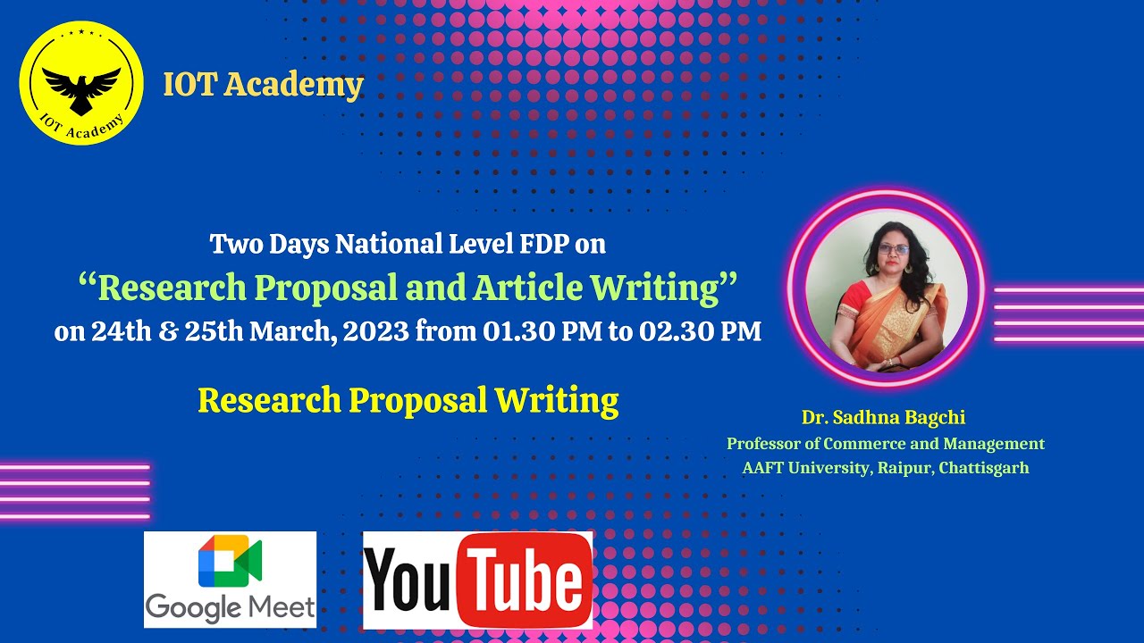 Research Proposal Writing - YouTube