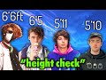 every height check (dream smp members) part 2