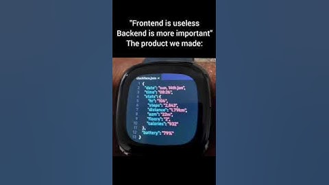 When backend devs say frontend is useless #shortsfeed #programming #programmingmemes