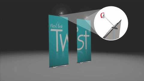 Flexilink Twist Banner Stand Setup