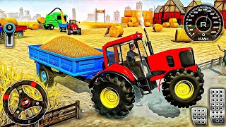 Farming Tractor Trolley sim 3D Game video Android gameplay Gaming video screenshot 2