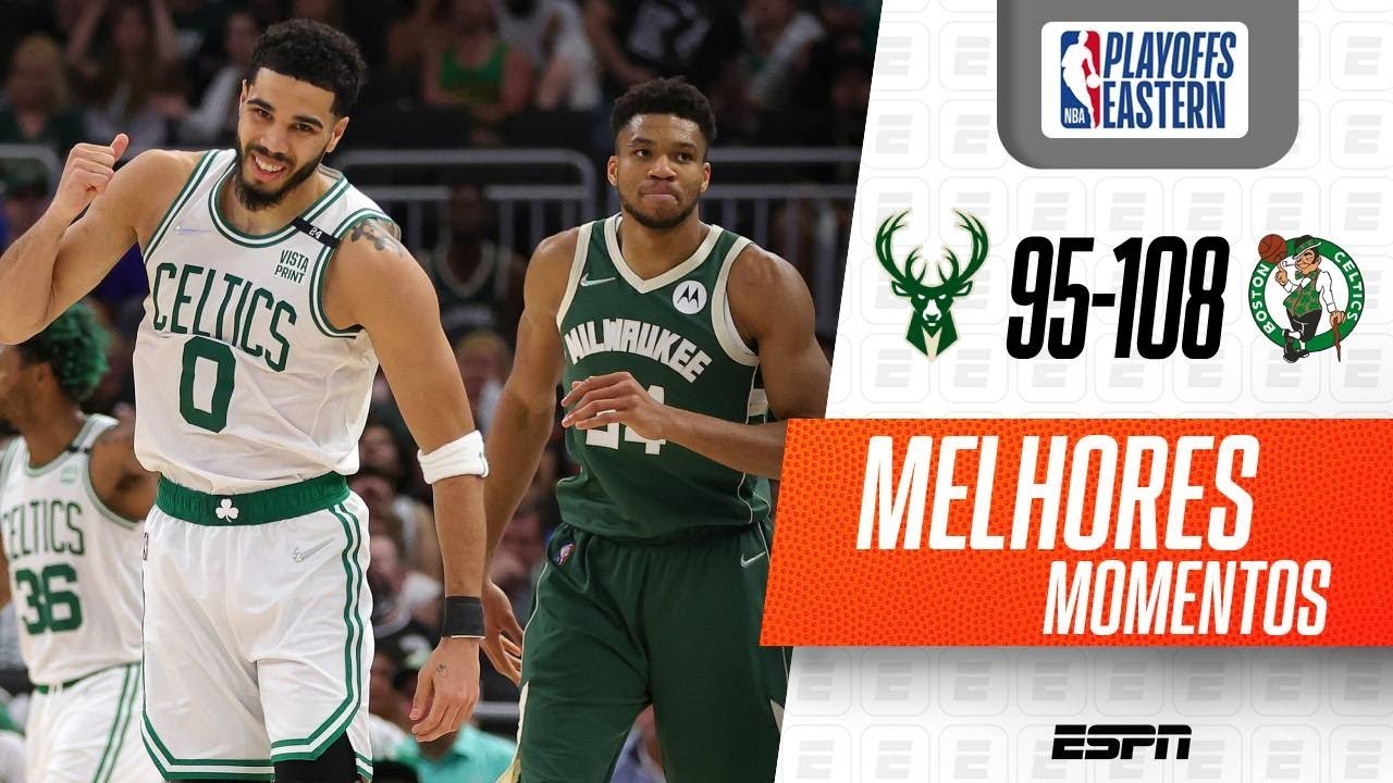 NBA PLAYOFFS: TATUM E GIANNIS DUELAM, CELTICS VENCEM BUCKS E FORÇAM JOGO 7 | MELHORES MOMENTOS