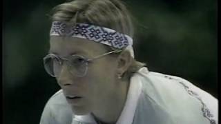 Slims Championships 1992 SF Martina Navratilova vs Lori McNeil  1st set only. screenshot 4