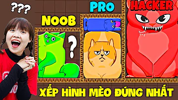 Hà Sam Thử Thách Xếp Các Chú Mèo Dễ Thương Về Đúng Chỗ Của Mình Trong Puzzle Cats