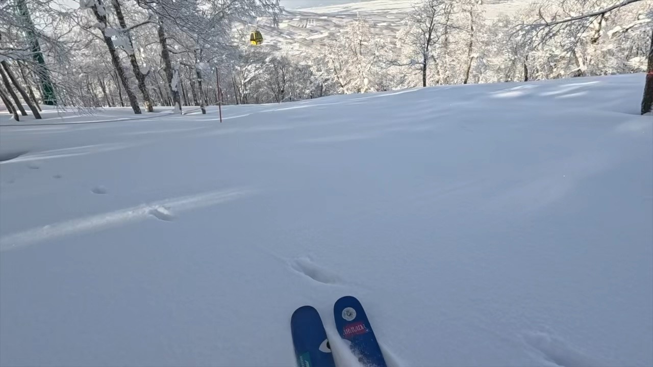 ゲレンデがパウダー一色に！２月のカムイは大荒れ！雨のち圧雪後に１０センチを超える雪！（20260216）