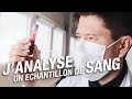 Janalyse un chantillon de sang hmatologie