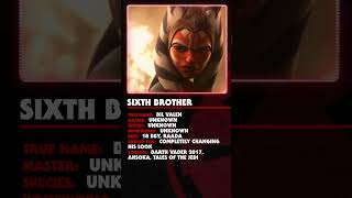Sixth Brother Star Wars Character Lore in Under a Minute