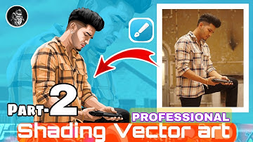 Professional Vector art Shading [PART -2 ]. Infinite design | Artist Jsmagh #karanrandhawa