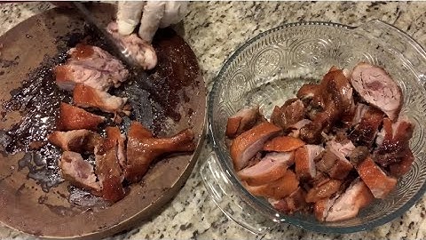 Vịt Khìa Nước Dừa và Cá Đối Nướng Rất Ngon - Delicious Coconut Water Duck & Grilled Fish / Vila Tran