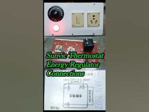 Sunvic Thermostat wiring Connection #wiring #shorts - YouTube