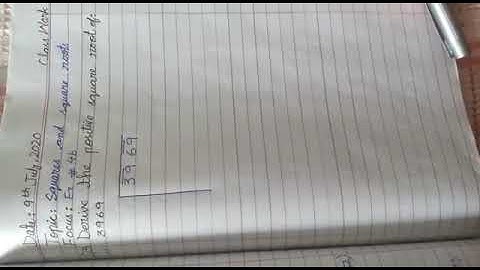 How to find Square root by division method oxford countdown book7 ex 4b Q1, Q2,Q3(second video)