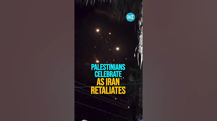 Palestinians Celebrate As Iran Launches Barrage Of Missiles Towards Israel