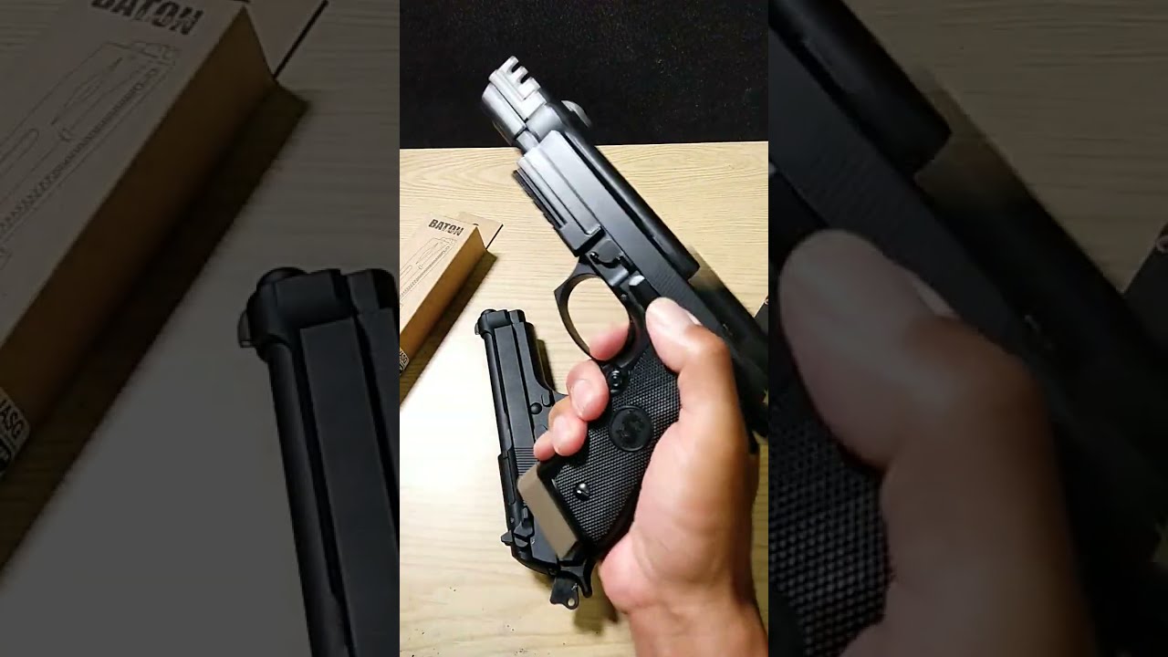 アマゾン激安ガスブロにCO2マガジンを試します！バトンのBM-9用