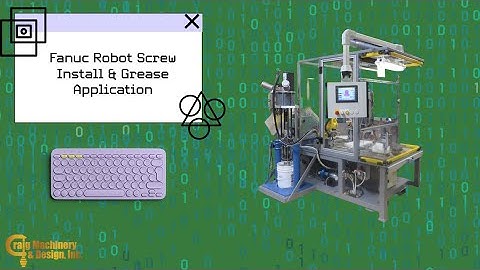 Fanuc Robot Screw Install & Grease Application