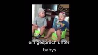 Ein Gespräch unter Babys