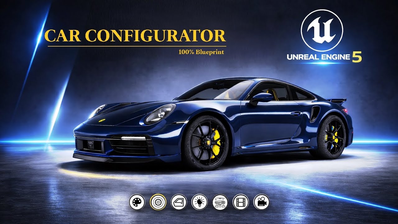 Car Configurator in Unreal Engine 5 (UE5 Blueprint) - YouTube