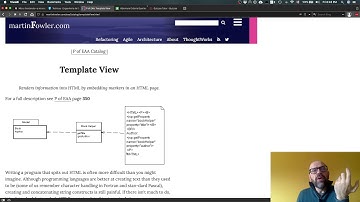 Enterprise Architecture - Web Presentation Patterns