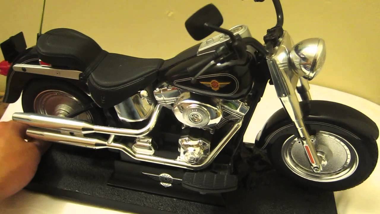 New Bright Harley Davison Fat Boy Rc Motorcycle Youtube