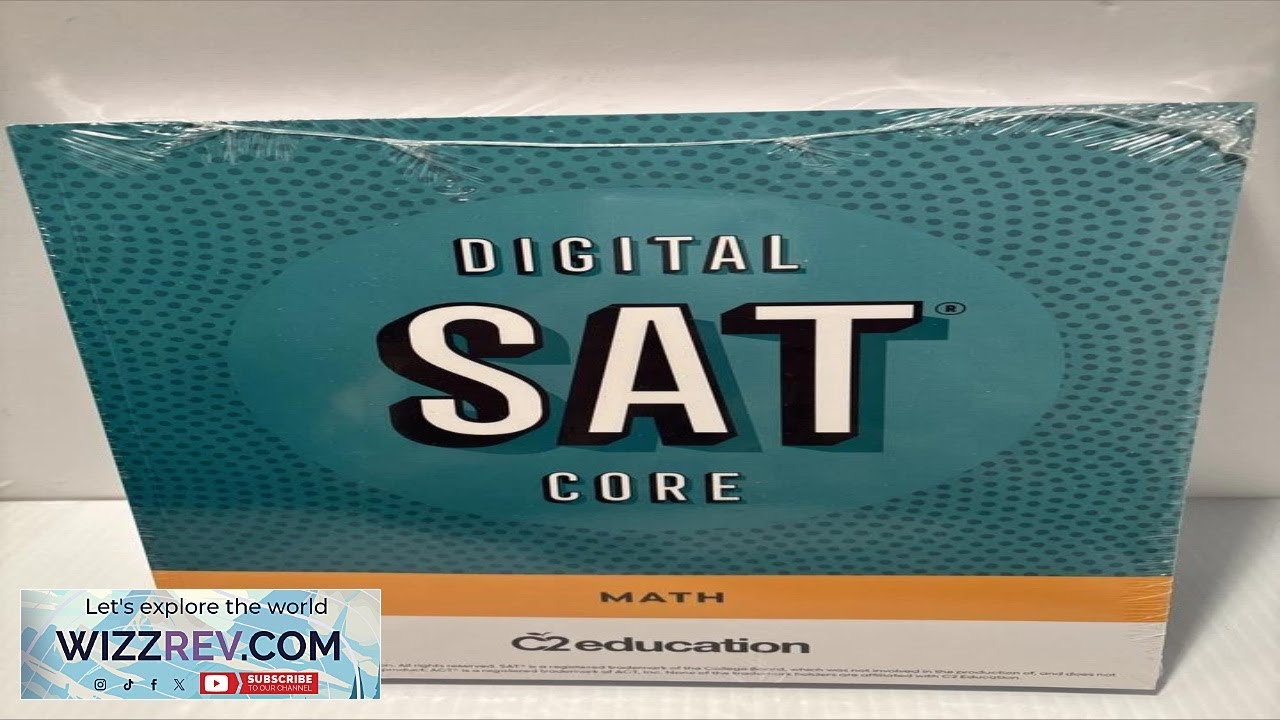 Digital SAT Core Math C2 Education eBay - YouTube