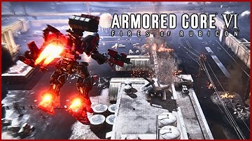 Armored Core 6 | Destroy Artillery Installations | Full Mission