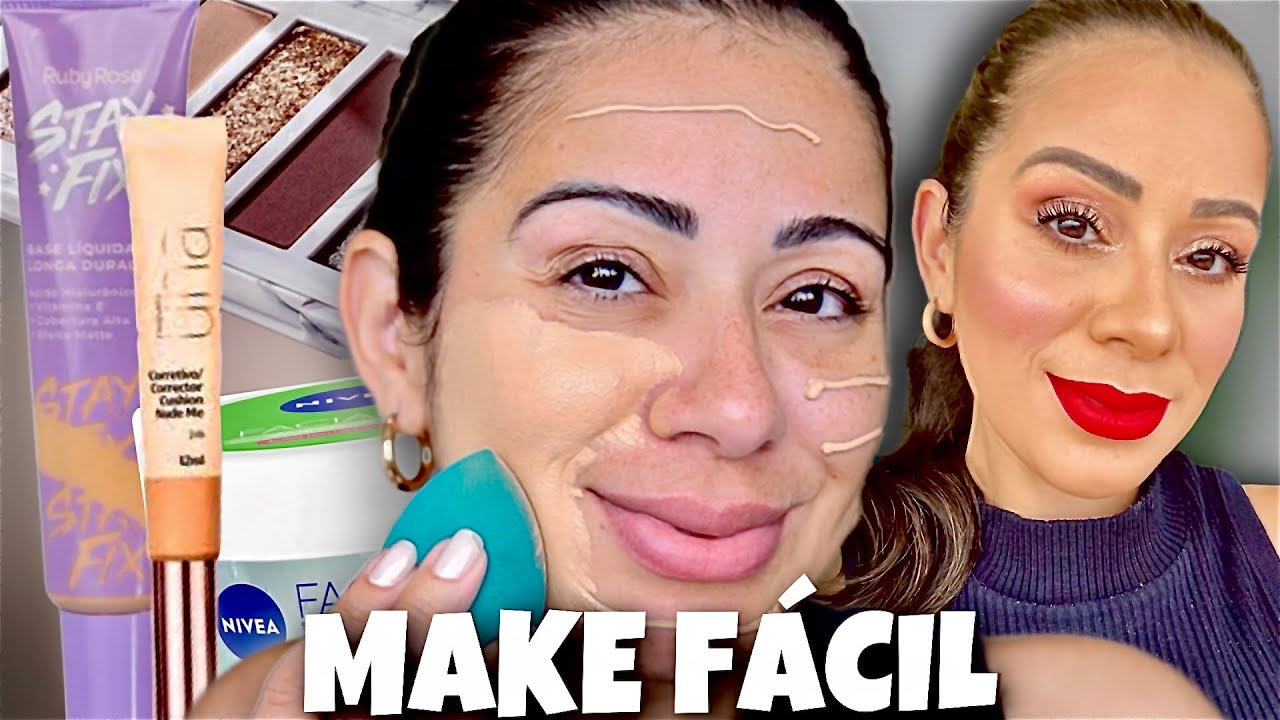 MAQUIAGEM FÁCIL E CLÁSSICA PRO NATAL E FESTAS