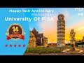 University of Pisa wishes Videsh Consultz on 14th Anniversary |  study in italy