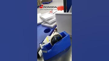Ribbon inserting machine for slipcase box production