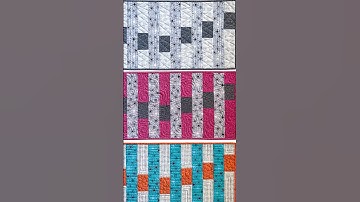 Practice your machine-quilting skills while making a quick and easy modern table runner. #quilting