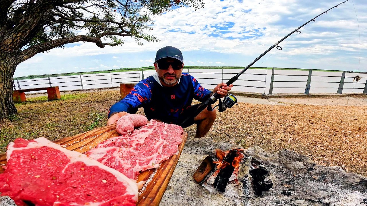 PESCA Y COCINA a la orilla del río, 