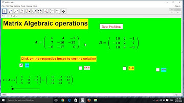 how to construct matrics operation  in GeoGebra  by Ramesh Jaiswal