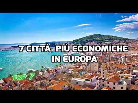 Video: Le Città Europee Più Economiche Per Viaggiare