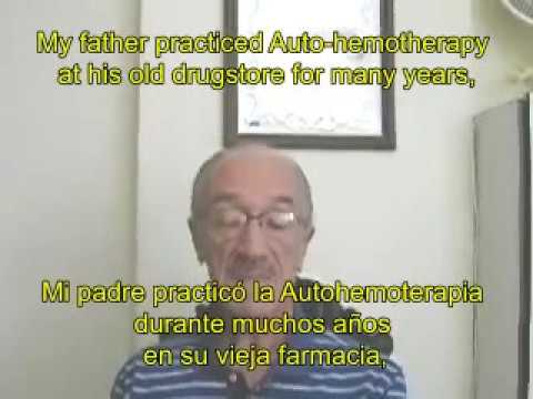 Jose Luiz Dutra curado de la enfermedad de Crohn con la Autohemoterapia
