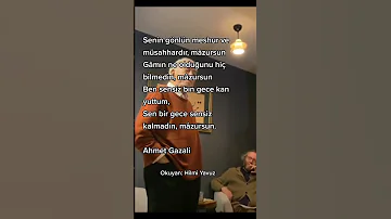 Ahmet Gazali Ahmetgazali Hilmiyavuz şiirheryerde şarkılardanparçalar 