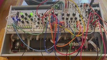 The Meandering Mind, a short video of a modular eurorack.