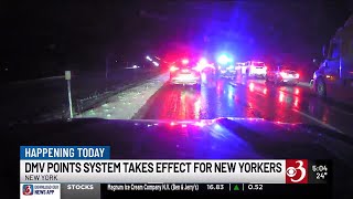 New points systems for New York drivers takes effect