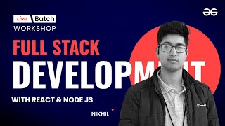 Getting started with React | Full Stack Development with React & Node JS - Live | GeeksforGeeks