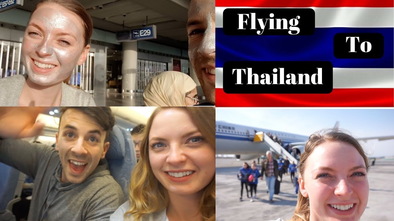 Surviving A Long Haul Flight to Thailand Face masks at the airport