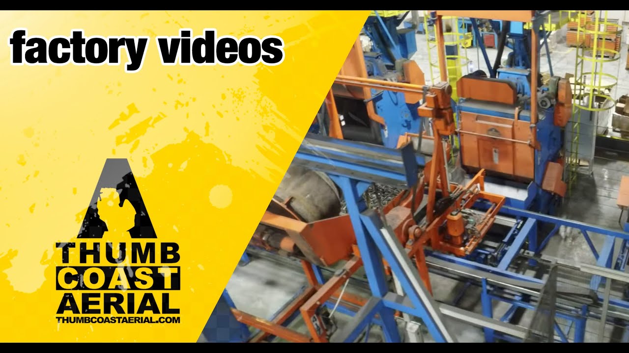 Factory videos for Michigan Metal Coatings interior, promotional video footage Detroit MI.