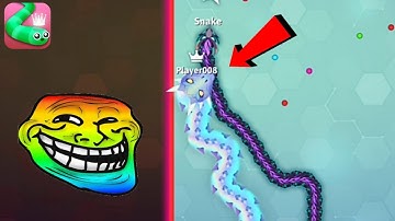 Biggest Snake Died Like A Noob! 🐍 Epic Snake Io Gameplay
