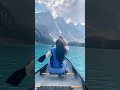 Canoeing in Lake Moraine