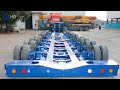 The most advanced trailers for heavy loads ▶ Unique trailers for transporting