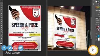 A4 Free Psd Flyer Mockup