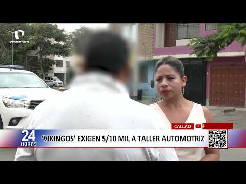 Auto repair shop shot up in Callao: They don't care about being caught on camera